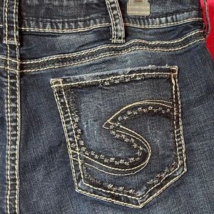 👖 SILVER JEANS SUKI MID STRAIGHT BOOT CUT 33